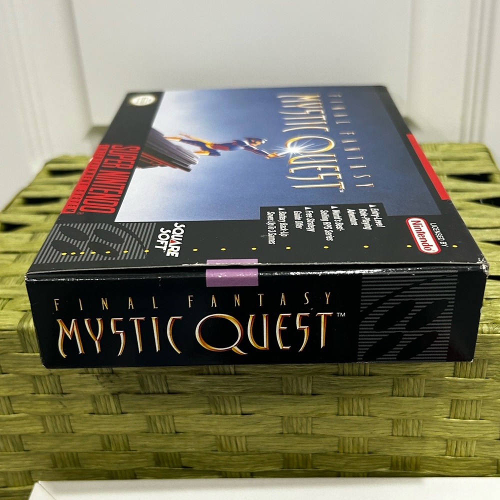 Final Fantasy Mystic Quest SNES Complete in Box CIB w/ Manual Authentic - Picture 8 of 10